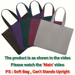10pcs Reusable Grocery Shopping Bag Large Foldable Tote Bag Washable 16 1 10
