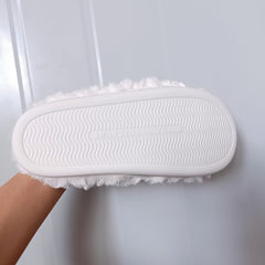 Lamb Decor Slippers Plush Lined Non Slip Winter Warm Shoes