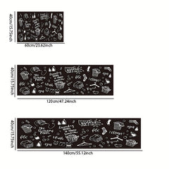 Cartoon Print Bottom Doormat Machine Washable Rug for Home Decor