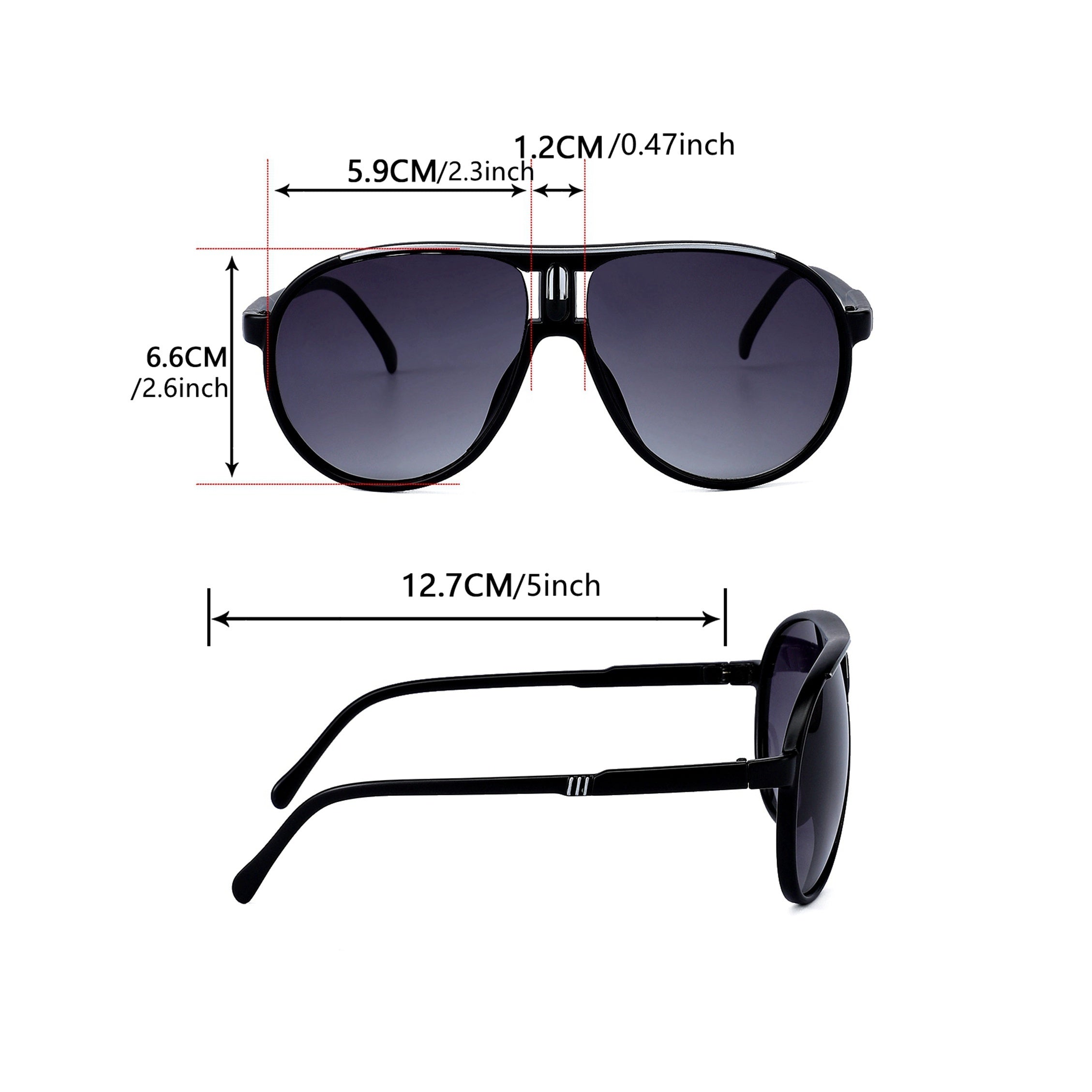 Men's Vintage Sunglasses Lightweight Windproof Goggles UV Protection