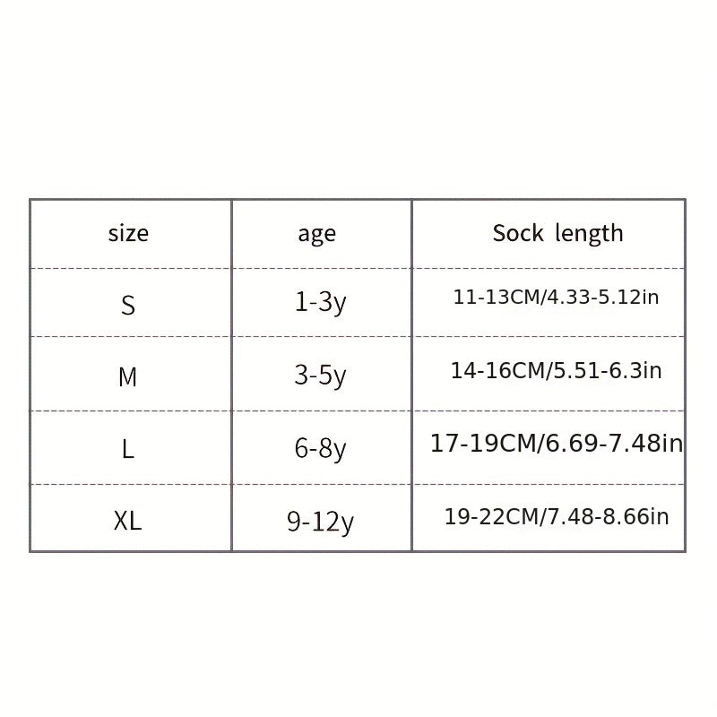 10 Pairs Girls Kids Mesh Comfy Socks Cartoon Animal Pattern Children's Sock