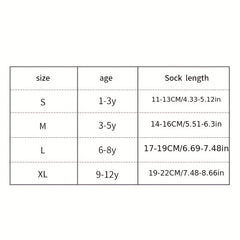 10 Pairs Girls Kids Mesh Comfy Socks Cartoon Animal Pattern Children's Sock