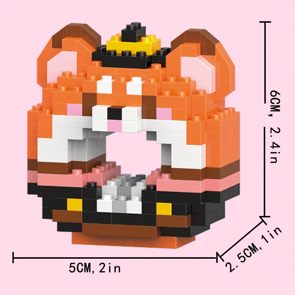 3D Animals Blocks Toys Sheep Fox Chicken Samoyed Rabbit Mouse