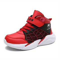 Waterproof Basketball Shoes for Boys Athletic Hook and Loop Fastener