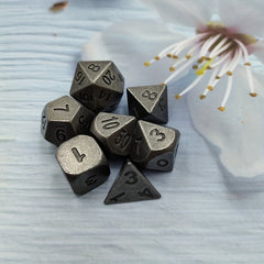 Retro Geometric Number Set Game Dice Board Game Dice Boys Collectible Decoration
