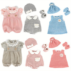 6 Sets Doll Clothes Gift for 14 18 Inch Infant Baby Dolls