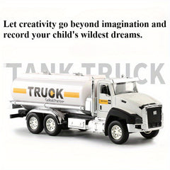 1:32 Excavator and Truck Playset w/ Accessories, Orange Aluminum Alloy Toy