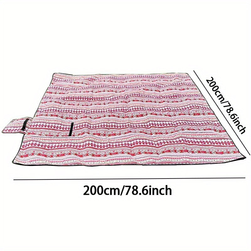 Waterproof Picnic Blanket 203x203cm, Large Beach Mat