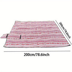 Waterproof Picnic Blanket 203x203cm, Large Beach Mat