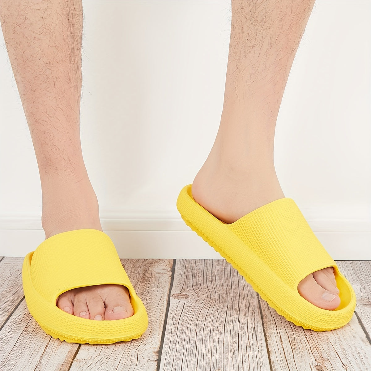 Men's Non Slip Platform Slides for Summer