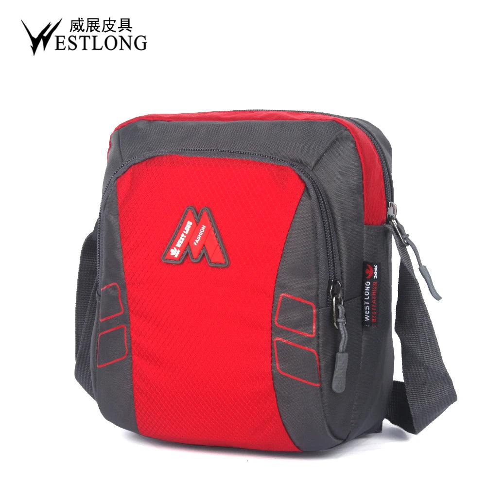 Hot Women Men Leisure Shoulder Bag Nylon Waterproof Travel Zipper