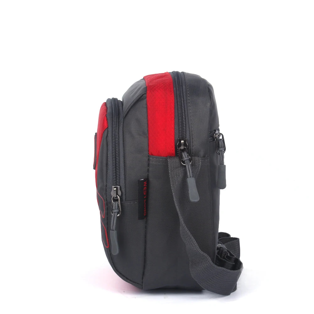 Hot Women Men Leisure Shoulder Bag Nylon Waterproof Travel Zipper