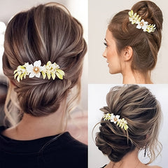 Leaf Bride Wedding Hair Comb Bridal Hair Piece Hair Accessories