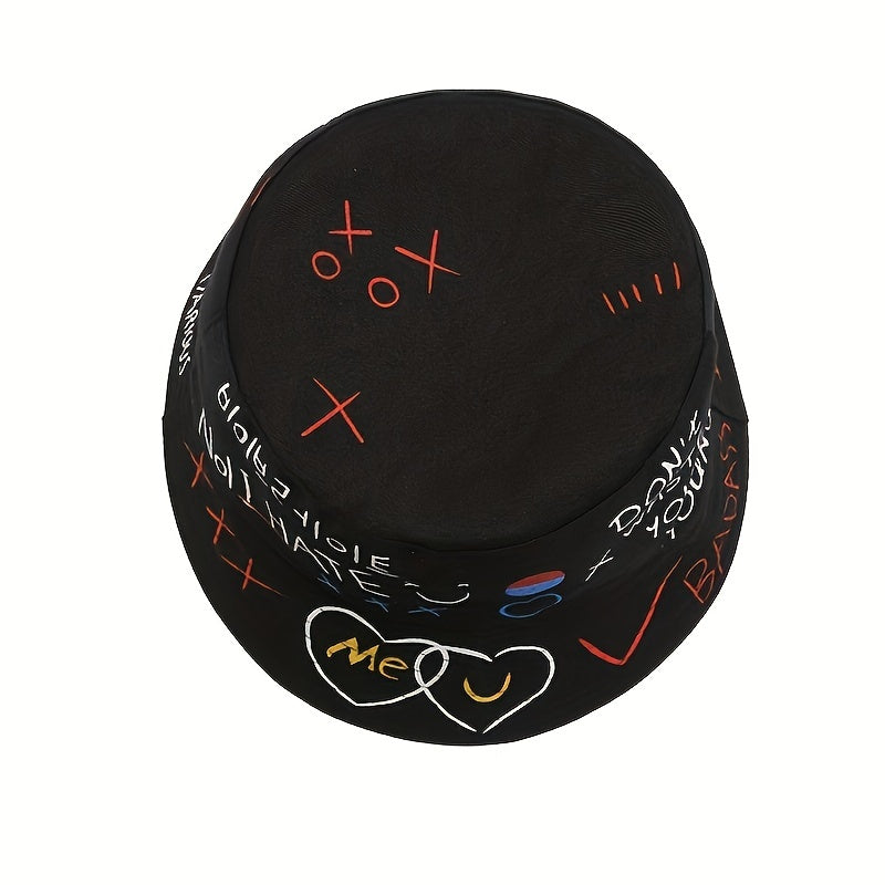 Graffiti Bucket Hat - Fun Streetwear Cap for Hip Urban Style