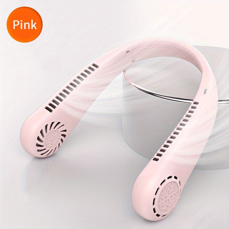 Portable Hanging Fan USB Charging No Blades No Mess