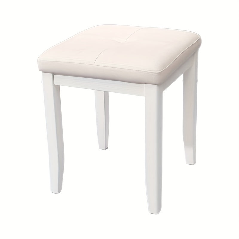 Modern Solid Wood Dressing Stool Makeup Chair