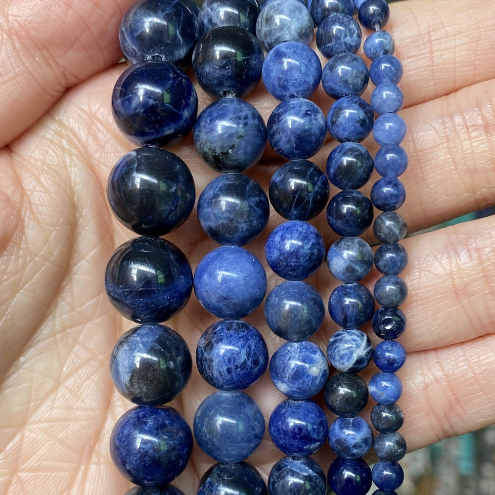 Sodalite Round Stone Beads 15 4 12mm
