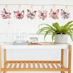 6pcs Butterfly Hanging Ornaments for Party DIY Craft Decor
