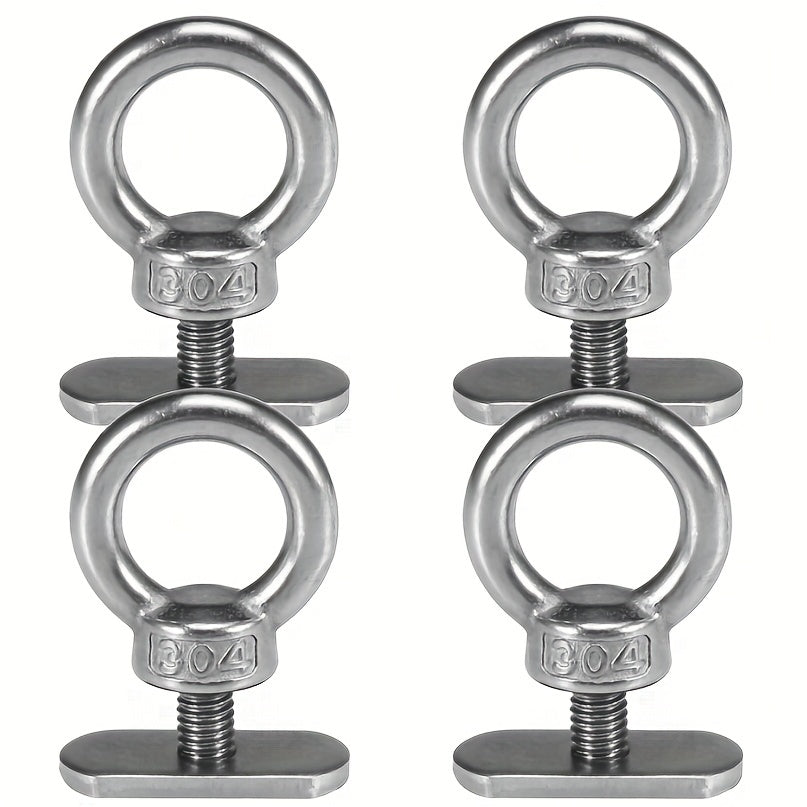 304 Stainless Steel Tie Down Eyelet for Kayaking Bungee Cord & Rope