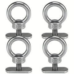 304 Stainless Steel Tie Down Eyelet for Kayaking Bungee Cord & Rope