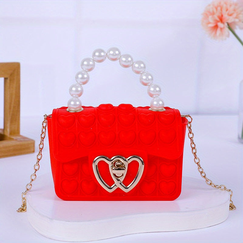 Love Bubble Jelly Bag Mini Female Handbag Coin Purse Mobile Phone Bag