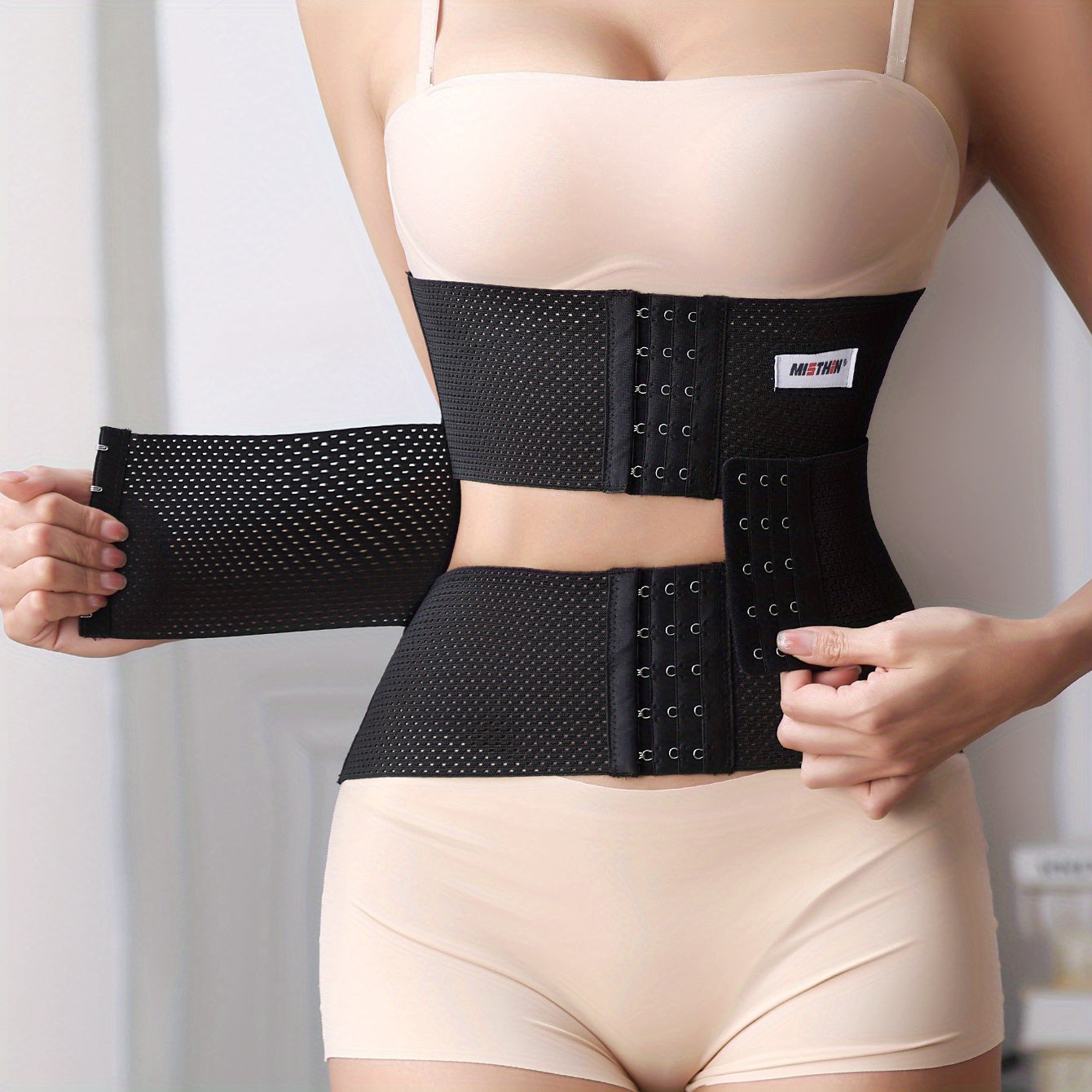 Women's Waist Trimmer Belt Tummy Control Compression Wrap Cincher
