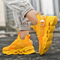 Men's Lace up Blade Sneakers Lightweight Athletic Shoes