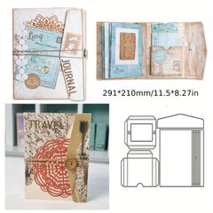 Metal Cutting Dies Notebook Pocket Clipbook Decoration DIY Stamping
