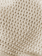 Flare Sleeve Eyelet Cardigan Beach Wear Crochet Cardigan