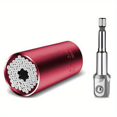 7-19mm Universal Socket Wrench Set Impact Ratchet Adapter for Drills