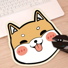 Cartoon Animal Shaped Leaf Non-slip Mouse Pad