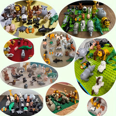 25pcs Big Building Blocks Animals Set for Kids Party Gift