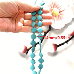 25pcs Natural Turquoise Stone Beads DIY Beads Handcraft Jewelry Gift