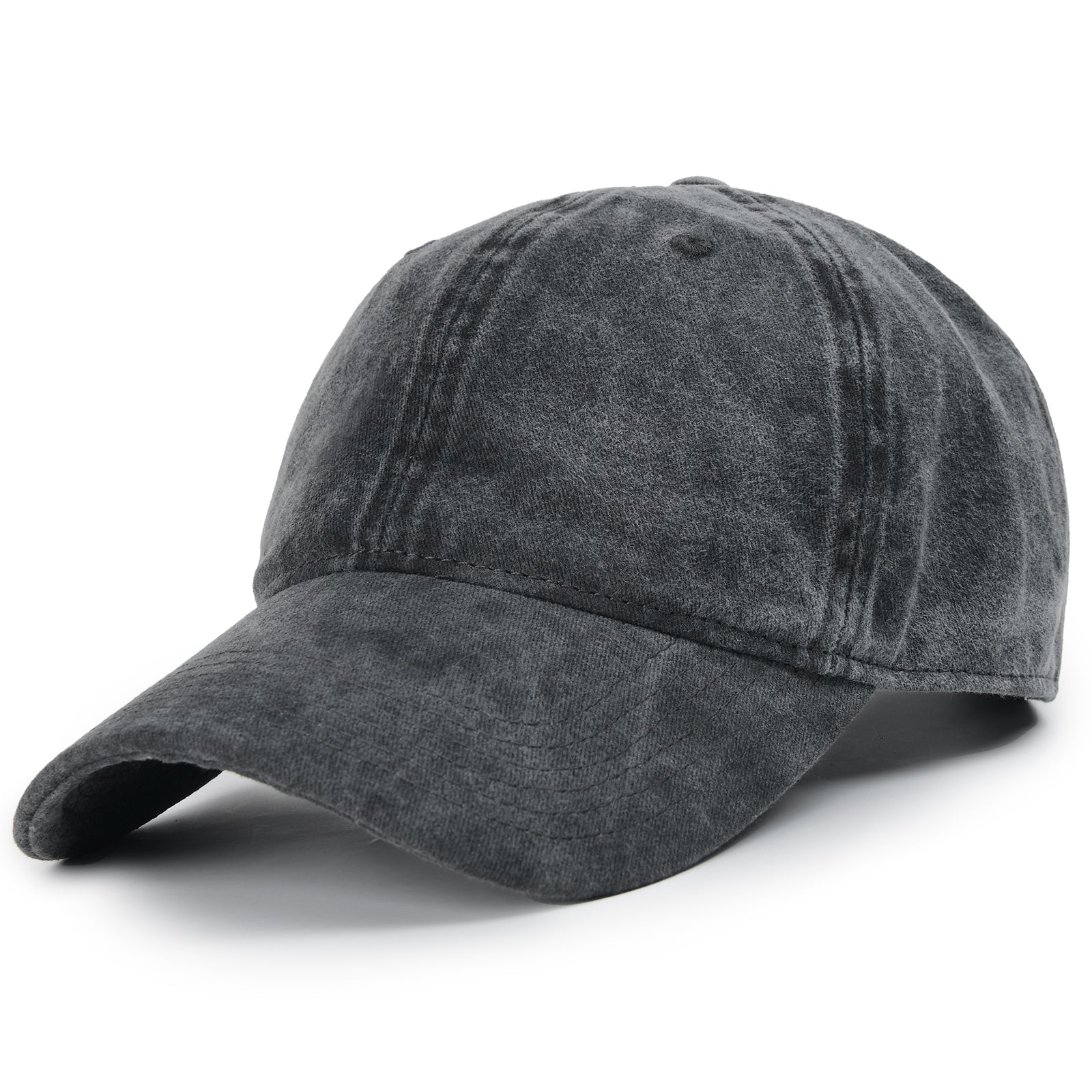 Adjustable Distressed Cotton Baseball Cap Vintage Washed Plain Blank Hat