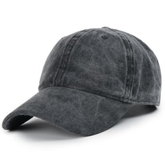 Adjustable Distressed Cotton Baseball Cap Vintage Washed Plain Blank Hat