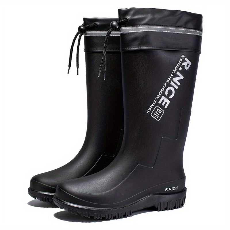 Men's Waterproof Rain Boots Lightweight Garden Shoes