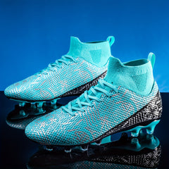 Boy's High Top Non Slip Football Cleat With Spikes