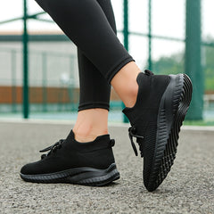 Women's Lace-up Breathable Walking Sneakers