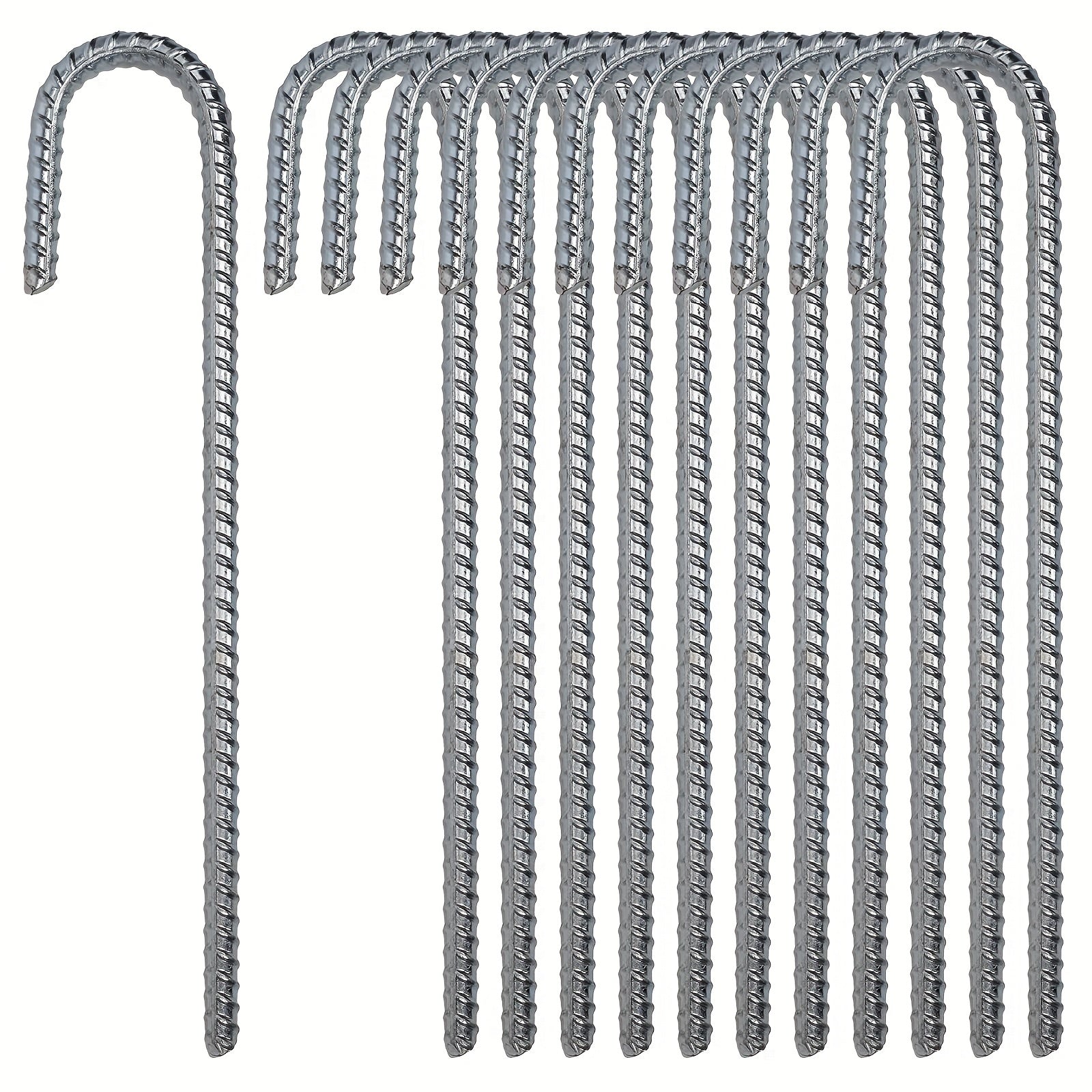 Heavy Duty Steel Ground Anchors 8mm 5/10/20pcs
