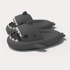 Men's Lightweight Shark Slippers Open Toe Home Shoes