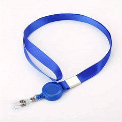 Retractable Card Sleeve w/ Lanyard & Wrist Strap 59.06" Length