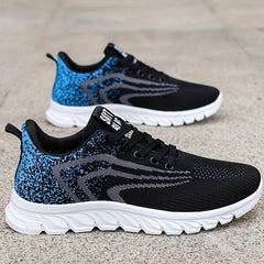 Thick Sole Shock Absorption Mesh Breathable Running Shoes