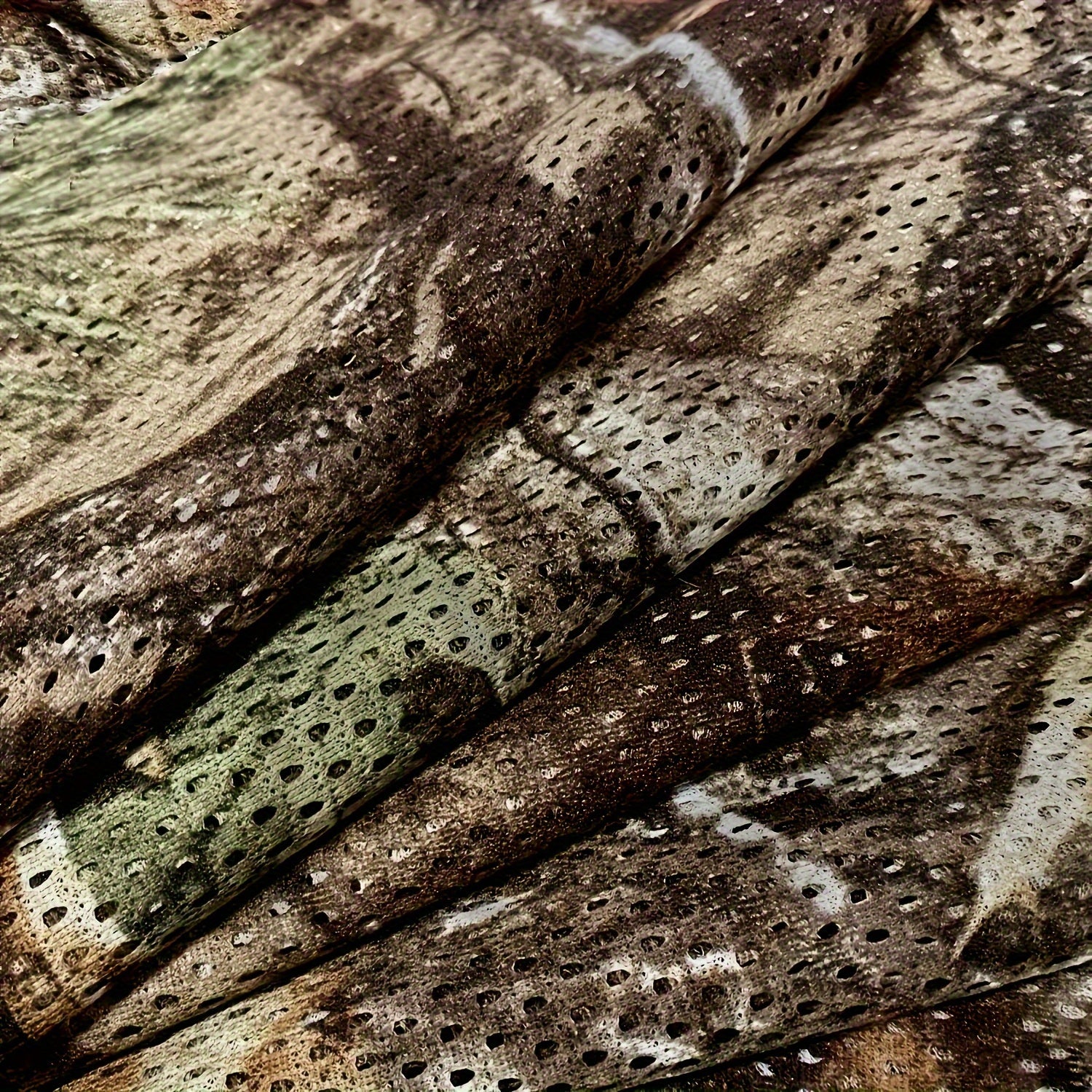 Camouflage Burlap Cradle Mesh Fabric for Field Blinds Camping