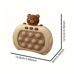 Light Up Push Play Toys Pocket Game Machines Breakthrough Puzzle Stress Reliever