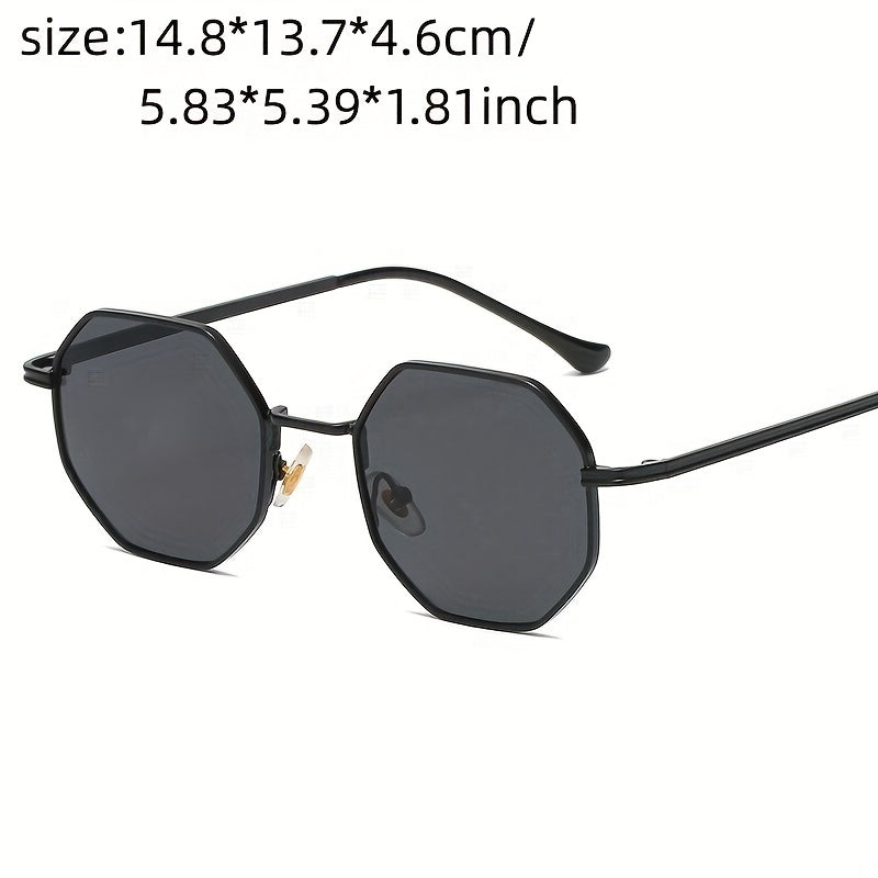 Classic Vintage Metal Sided Sunglasses for Men