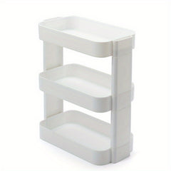 Desktop Cosmetic Storage Box Pink Makeup Organizer For Vanity Dresser