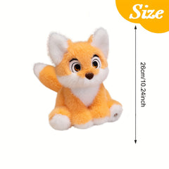 Glow in the Dark Plush Fox Toy with LED Light Soft Stuffed Animal Night Light