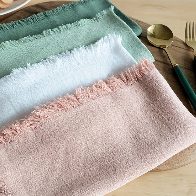 Soft Linen Cotton Napkins for Dinner Tea and Parties - Home Decor and Festivals
