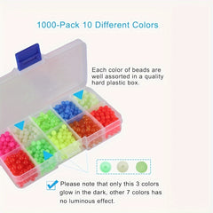 1000pcs Glow Fishing Beads for Rigs & Lures
