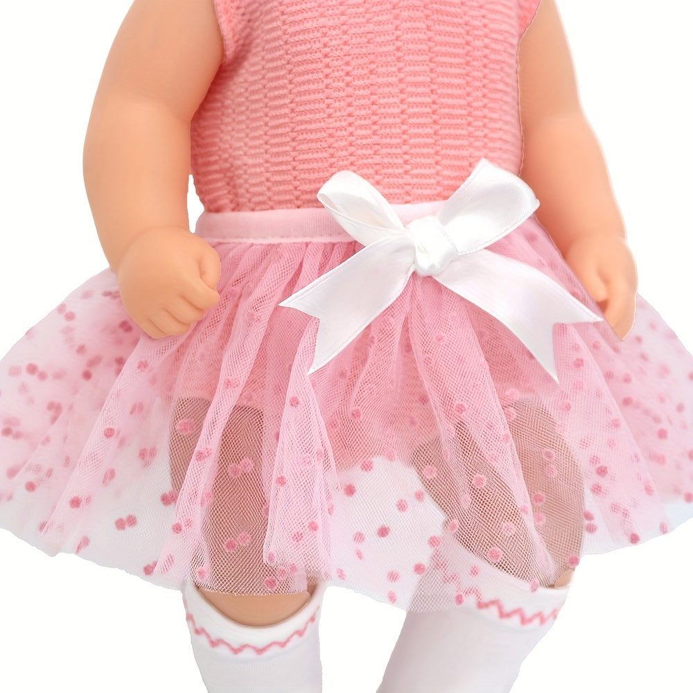 Pink Dress & Accessories for 12-15 Inch Dolls